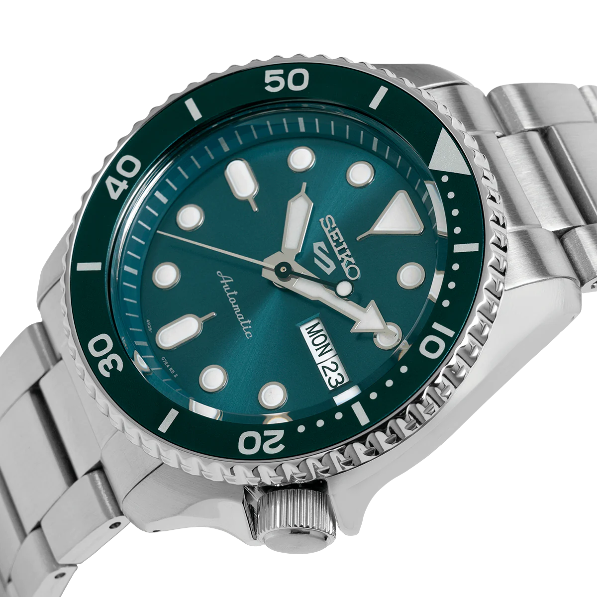 Seiko Analog Green & Stainless Steel Men's Watch SRPD61K1