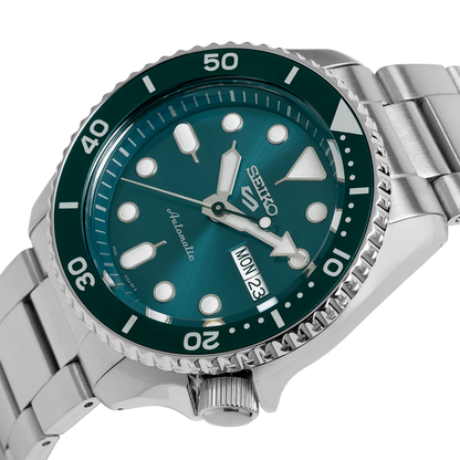 Seiko Analog Green & Stainless Steel Men's Watch SRPD61K1