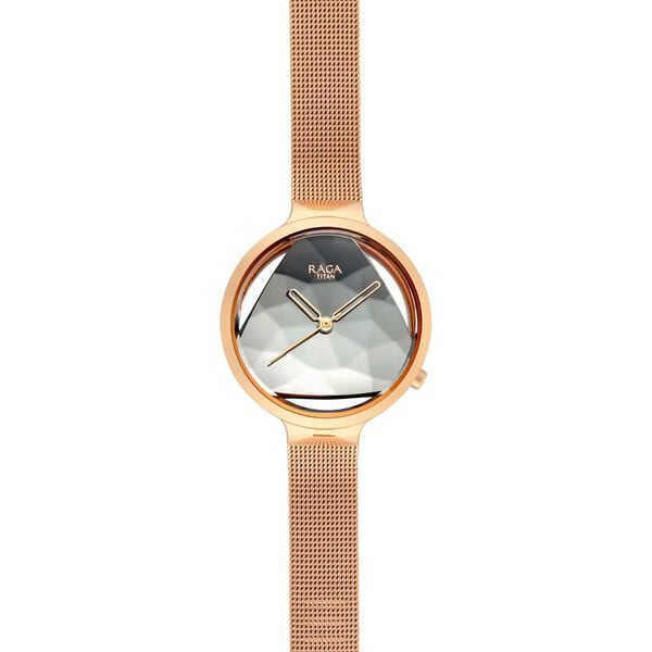 Raga Moments of Joy Silver Dial Analog Metal Strap watch for WoMen