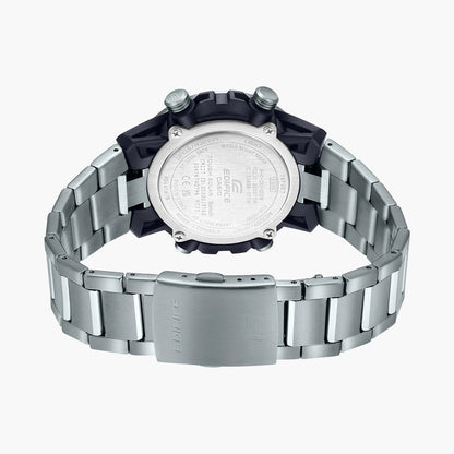 Casio Analog-Digital Black & Stainless Steel Men's Watch ED564