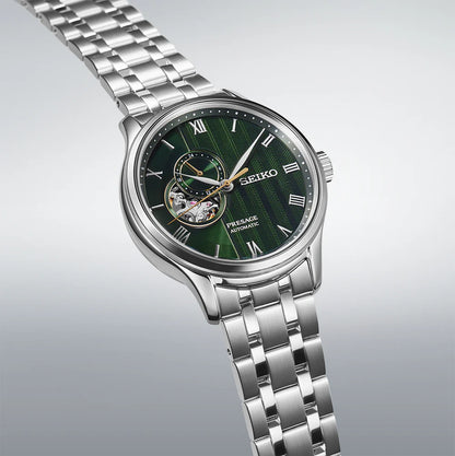 Seiko Analog Green & Stainless Steel Men's Watch SSA463J1