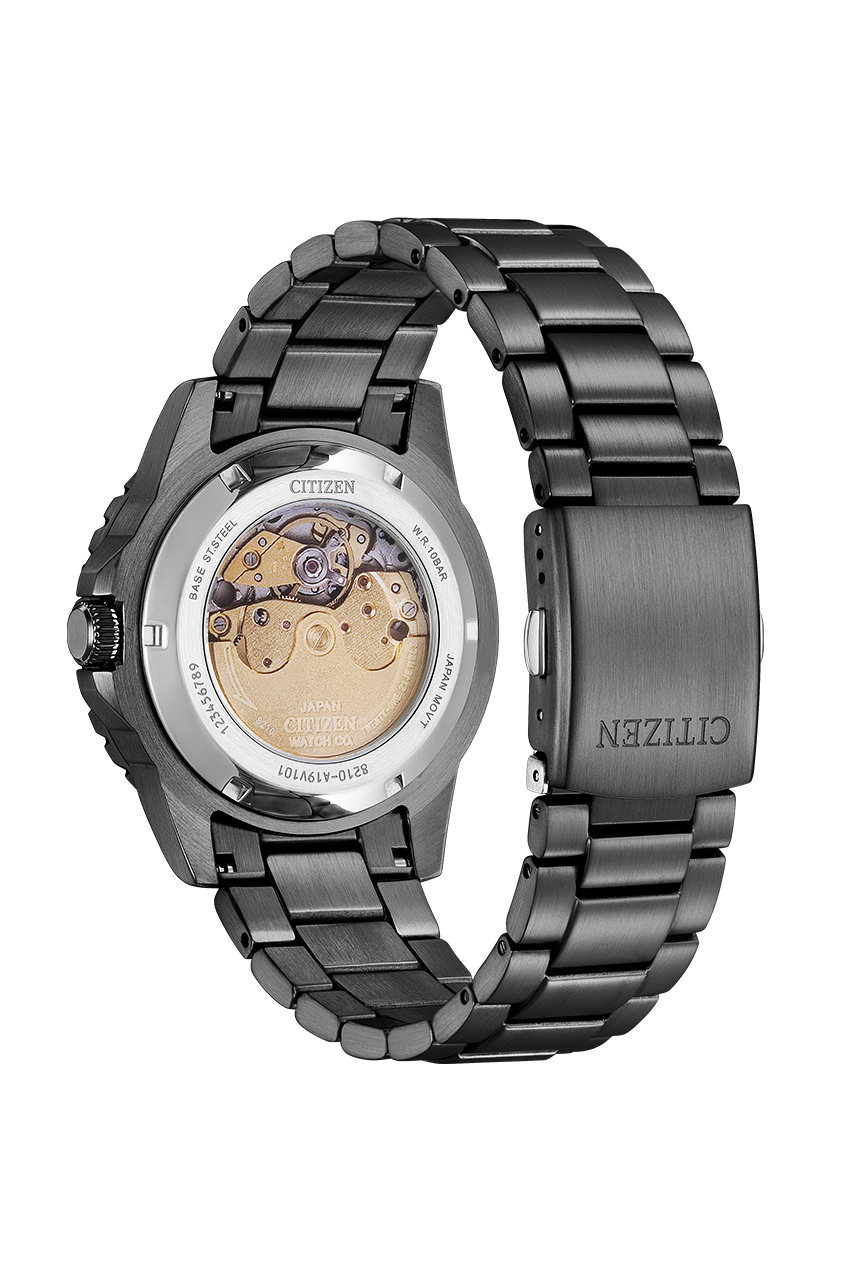 Citizen Analog Green & Stainless Steel Men's Watch NJ0177 84X
