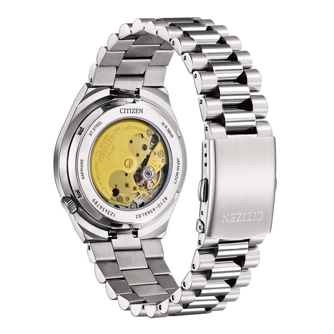 CITIZEN AUTOMATIC GENTS WATCH CREAM DIAL NJ0151 88W