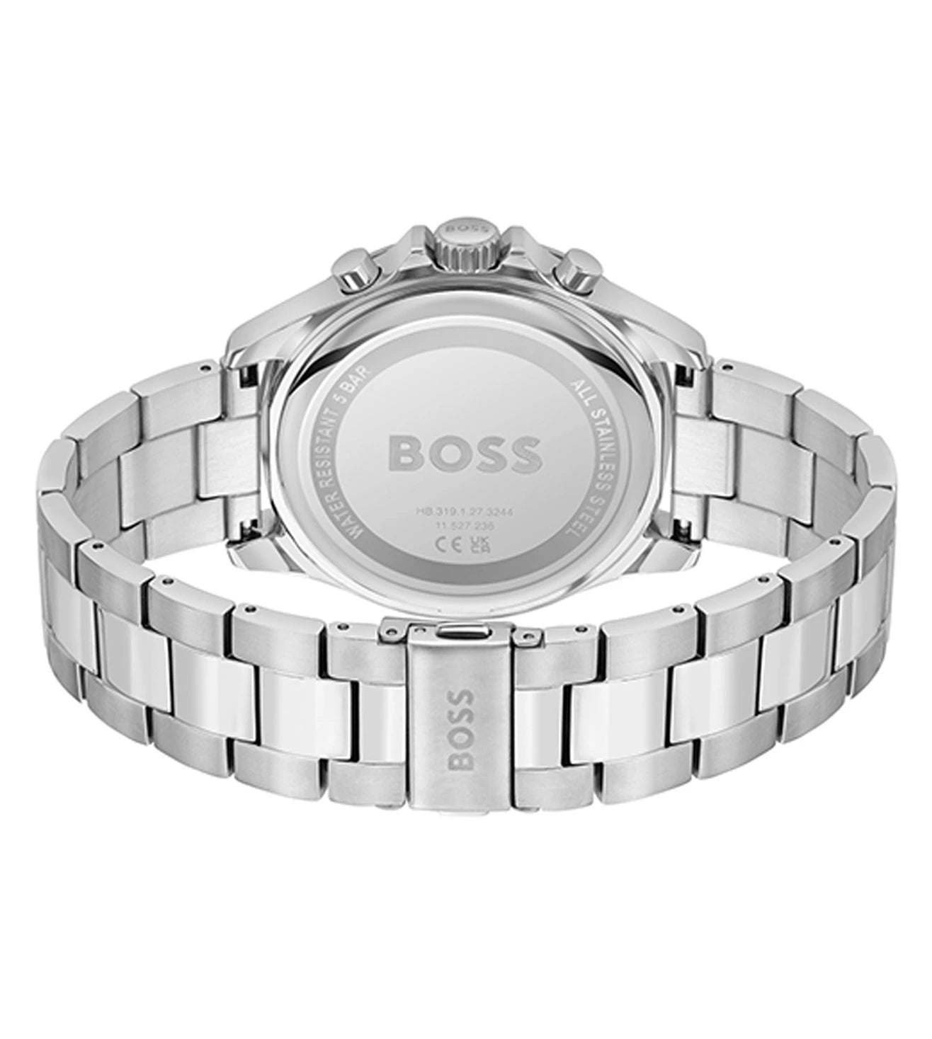 Hugo Boss Analog Black & Stainless Steel Men's Watch 1514108