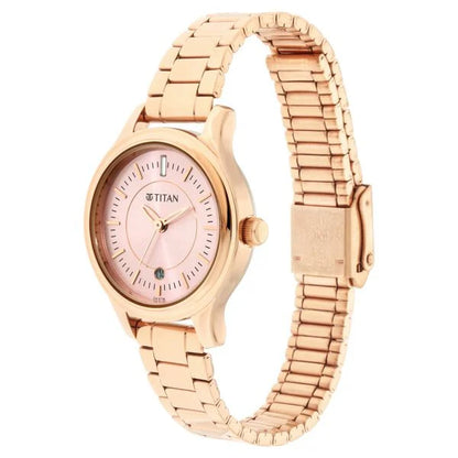 Analog Rose Gold & Metal Women's Watch NS2638WM01