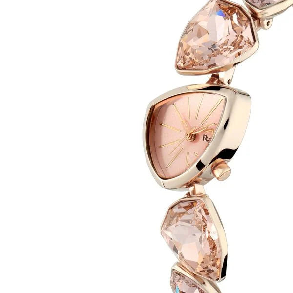 Raga I Am Pink Dial Women Watch With Metal Strap