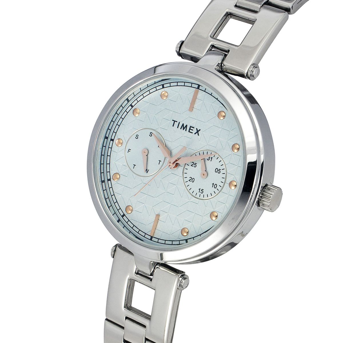 Analog Blue & Stainless Steel Women's Watch TWEL16600