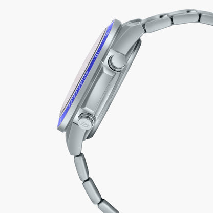 Casio Analog-Digital Blue & Stainless Steel Men's Watch ED552