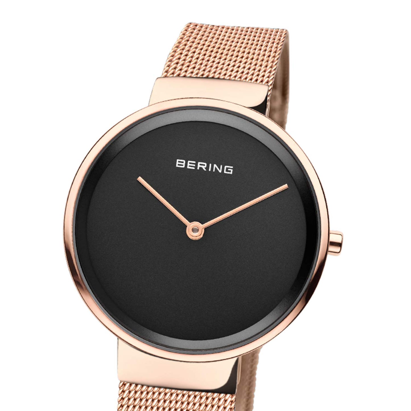Bering Analog Black & Milanese Women's Watch 14531 362