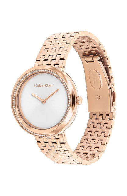 Calvin Klein Twisted Bezel Women'S 25100038