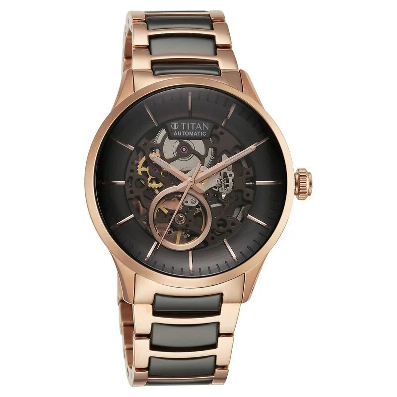 Automatic Black & Stainless Steel Men's Watch 90174KD03