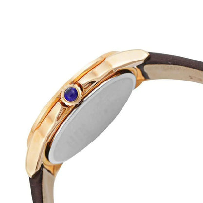 Seiko Analog Brown & Leather Women's Watch SRZ446P1