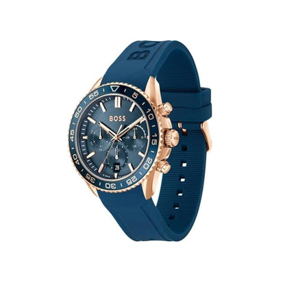 Quartz Male Chronograph Blue Silicone Watch 1514169