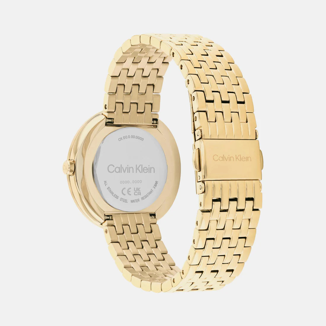 CALVIN KLEIN Analog Mother Of Pearl & Stainless Steel Women's Watch 25200321