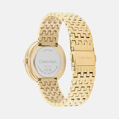 CALVIN KLEIN Analog Mother Of Pearl & Stainless Steel Women's Watch 25200321