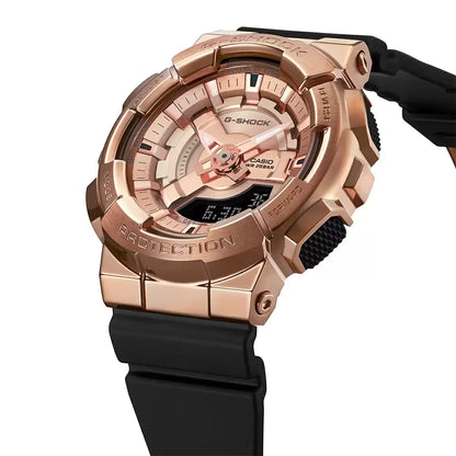 Casio Analog-Digital Rose Gold & Resin Women's Watch G1315