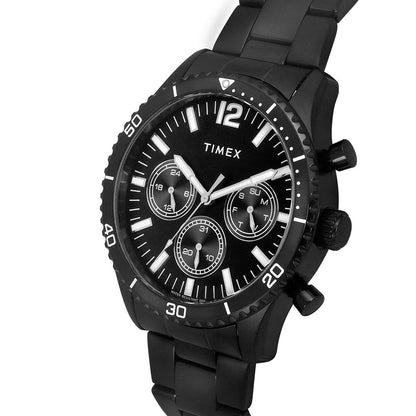 Analog Black & Stainless Steel Men's Watch TWEG22204
