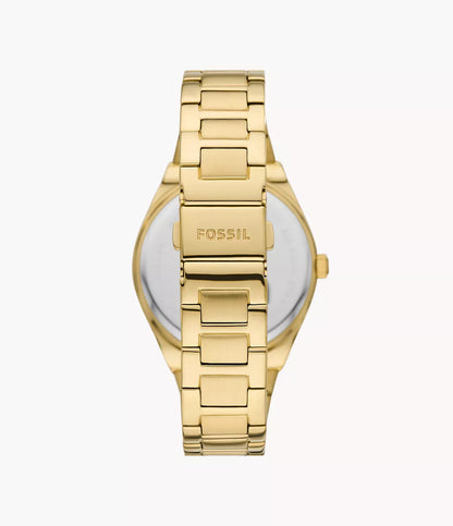 Fossil Analog Pink & Stainless Steel Women's Watch ES5325