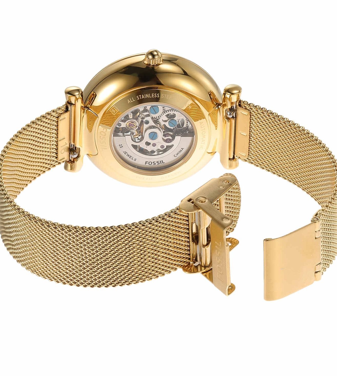 Fossil  Gold & Stainless Steel Women's Watch ME3250