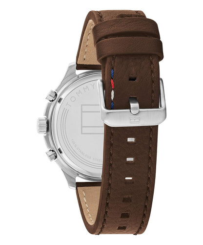 Multifunction Blue & Leather Men's Watch NDTH1791855