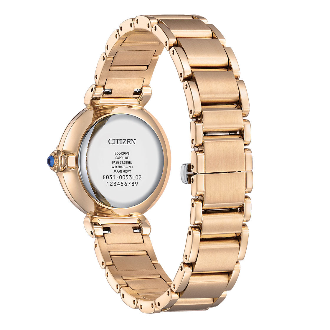 Citizen Analog Mother Of Pearl & Stainless Steel Women's Watch EM1073 85Y