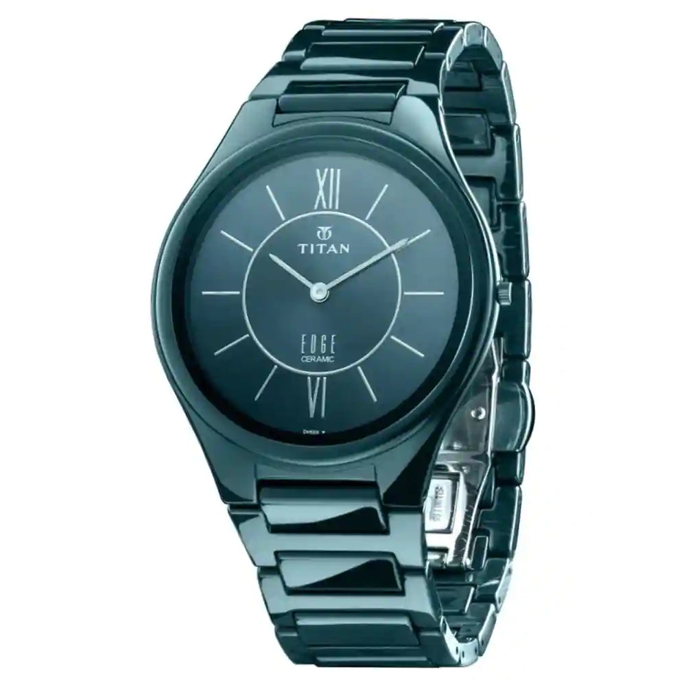 Analog Blue & Ceramic Men's Watch NQ1696QC03