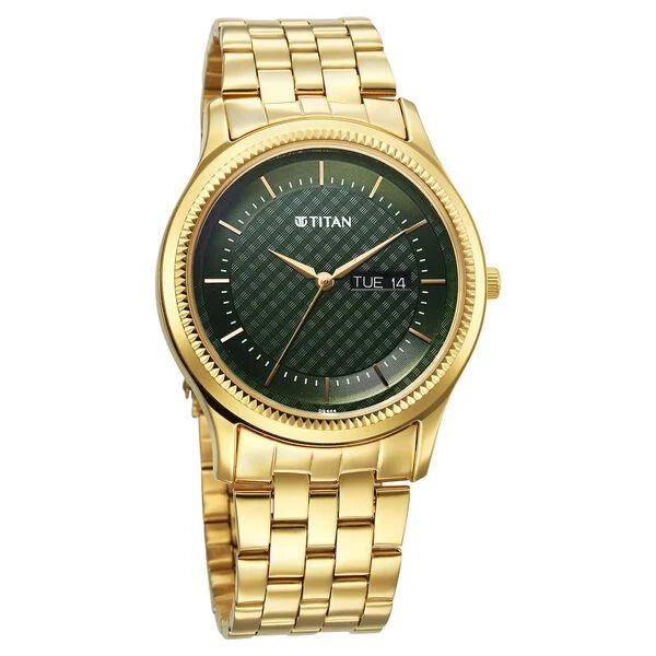 Analog Green & Stainless Steel Men' 1824YM02