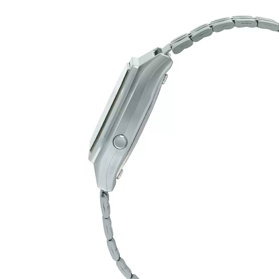 Casio Digital Silver & Stainless Steel Women's Watch D203