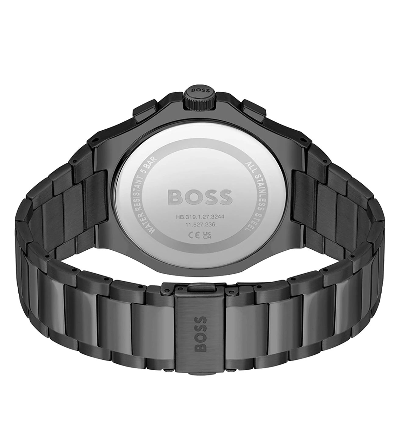 Hugo Boss Analog Black & Stainless Steel Men's Watch 1514088