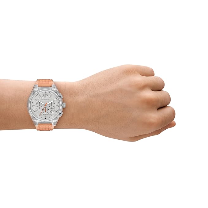 Fossil Chronograph Black & Stainless Steel Men's Watch FS4552