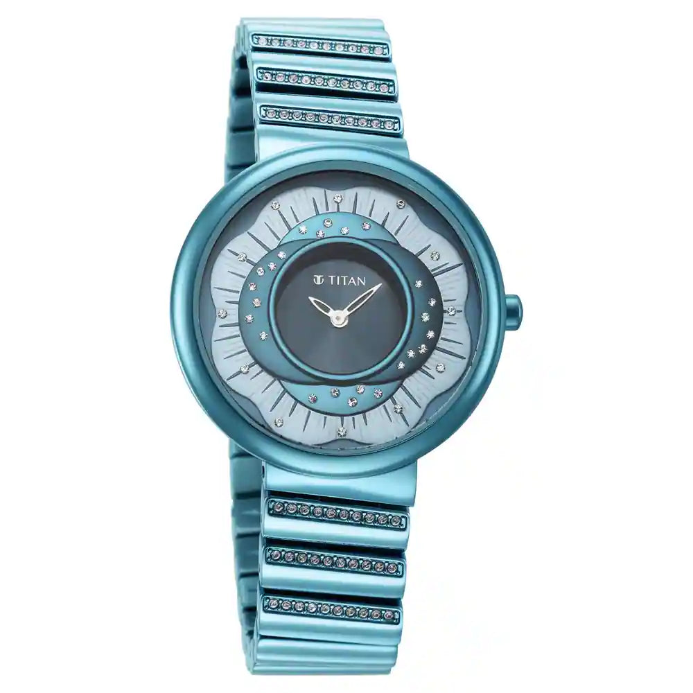 Analog Blue &  Women's Watch 95160QM01
