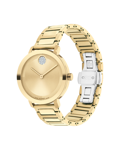 Movado  Gold & Stainless Steel Women's Watch 3601106