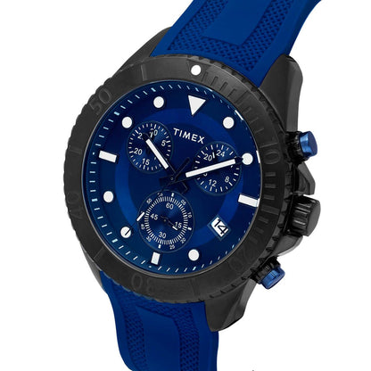 Analog Blue & Silicone Men's Watch TWG020100