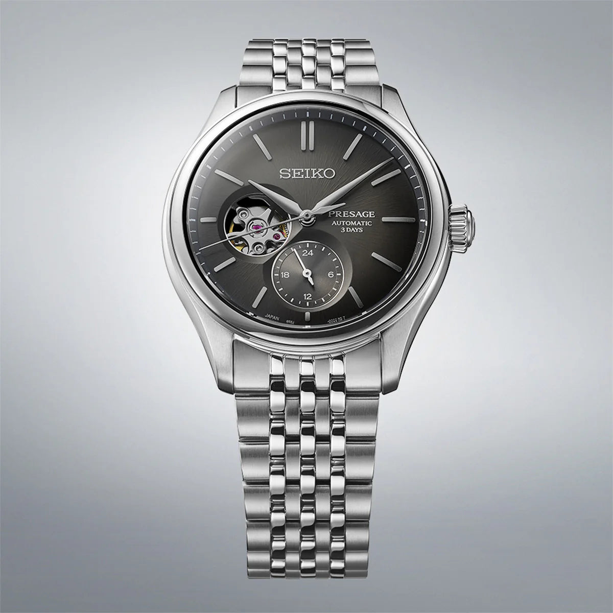 Seiko Presage Classic Series ‘Sumi-iro’ Open heart SPB471J1