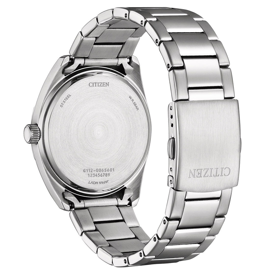Citizen Analog Green & Stainless Steel Men's Watch BI5110 54X