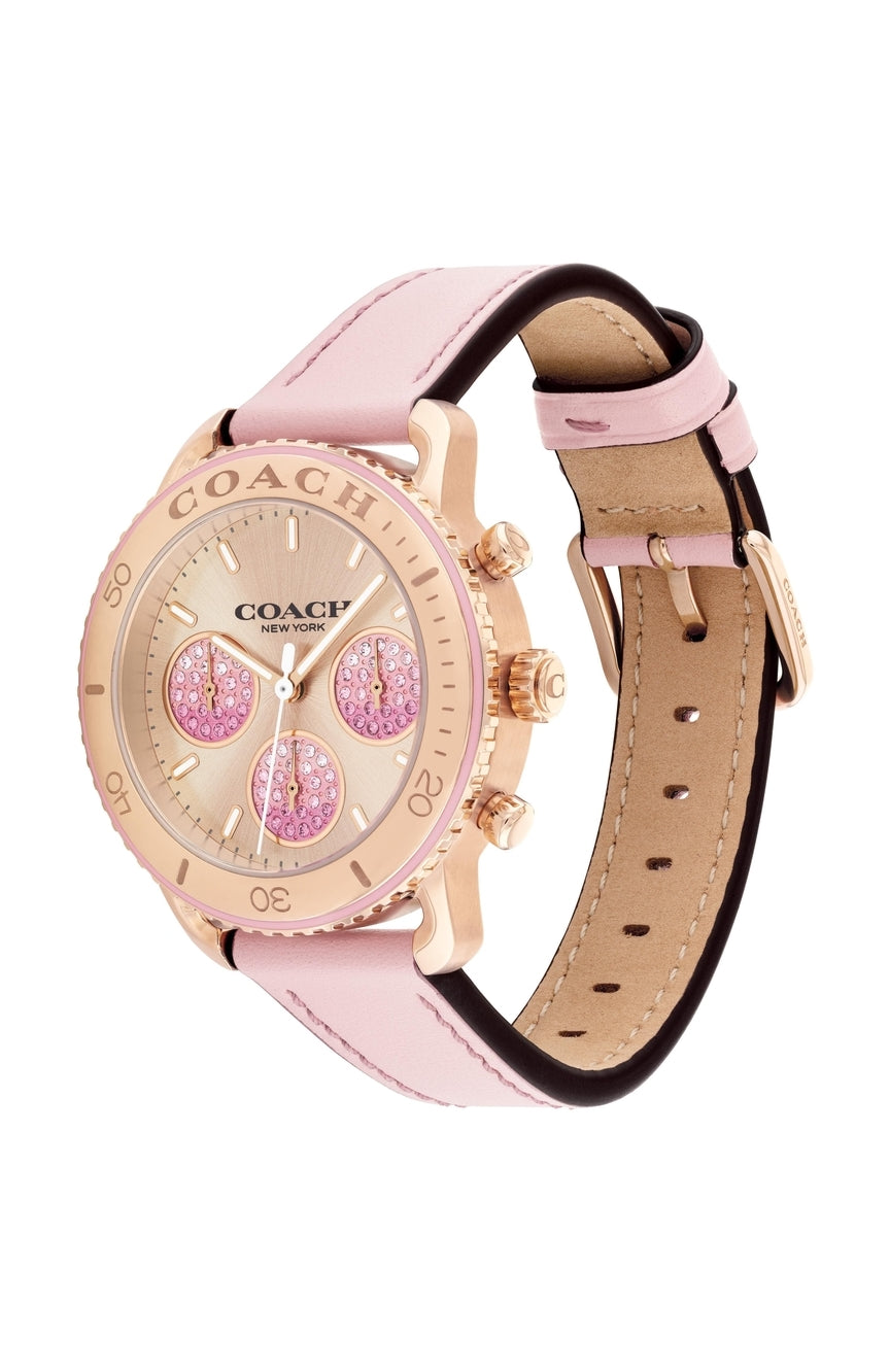 COACH WOMENS QUARTZ CALFSKIN LEATHER WATCH - 14504123