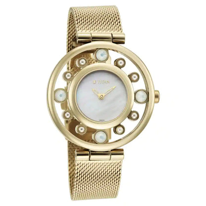 Analog Mother Of Pearl &  Women's Watch NR95161YM01