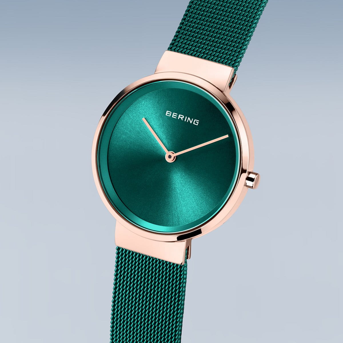 Bering Analog Green & Milanese Women's Watch 14531 869
