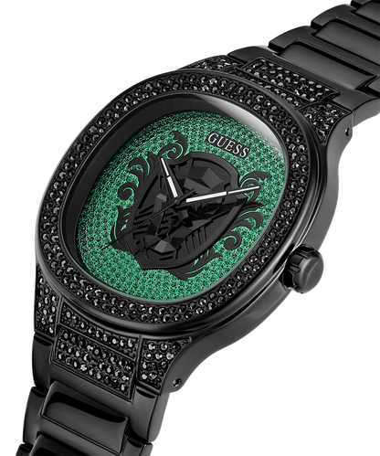 Guess  Green & Stainless Steel Men's Watch GW0565G2