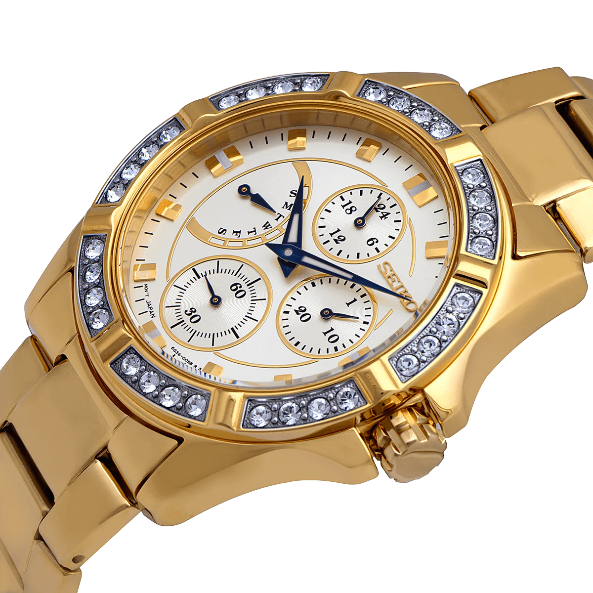 Seiko Analog White & Metal band Men's Watch SRLZ86P1