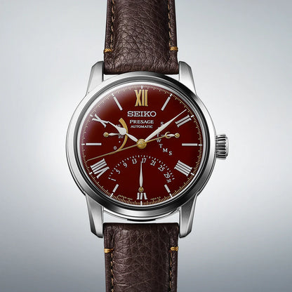 Seiko Analog Brown & Leather Men's Watch SPB395J1