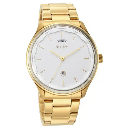 Analog White &  Men's Watch 1869YM01