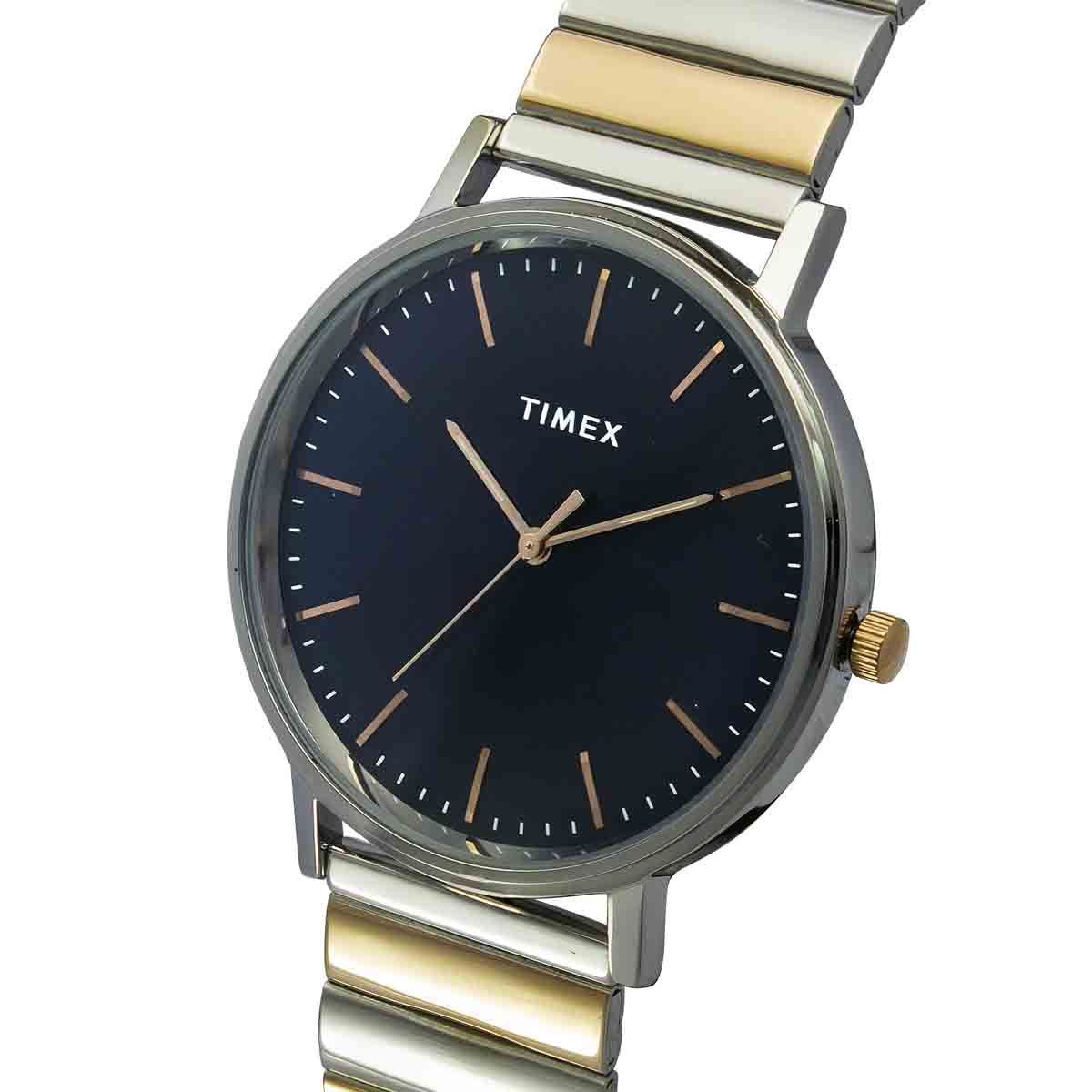 Timex Analog Blue & Stainless Steel Men's Watch TW0TG8008