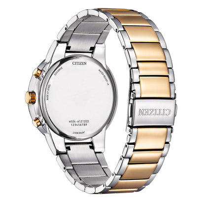Citizen Analog Green & Stainless Steel Men's Watch AT2244 84X