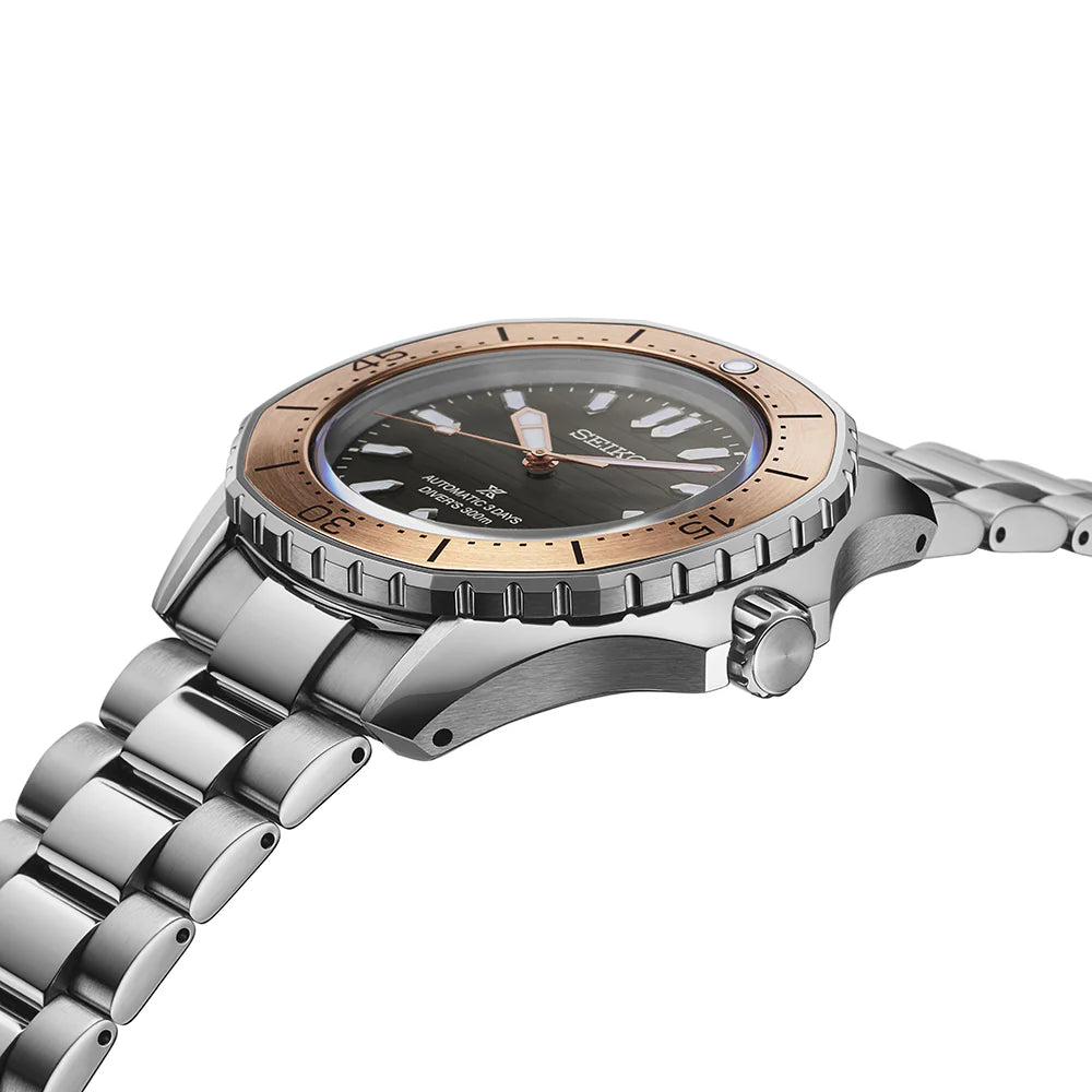 Seiko Analog Grey & Stainless Steel Men's Watch SPB485J1