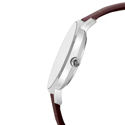 Casio Analog Blue & Leather Men's Watch A1616