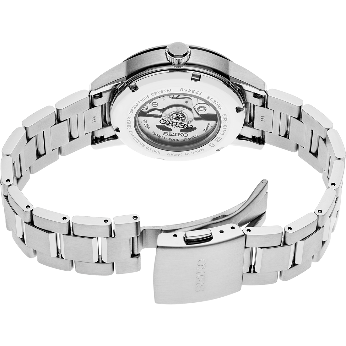 Seiko Analog cream & Metal band Men's Watch SPB241J1