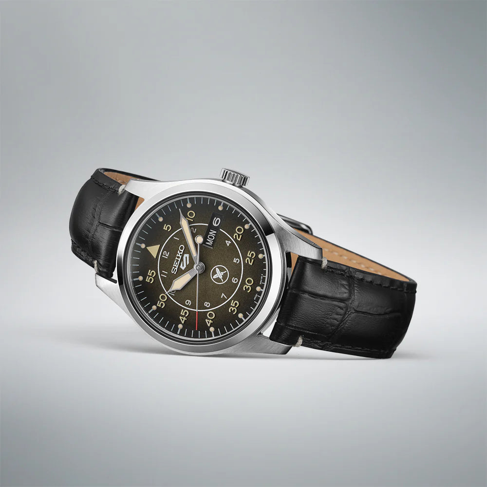 Seiko Analog Brown & Leather Men's Watch SRPL31K1