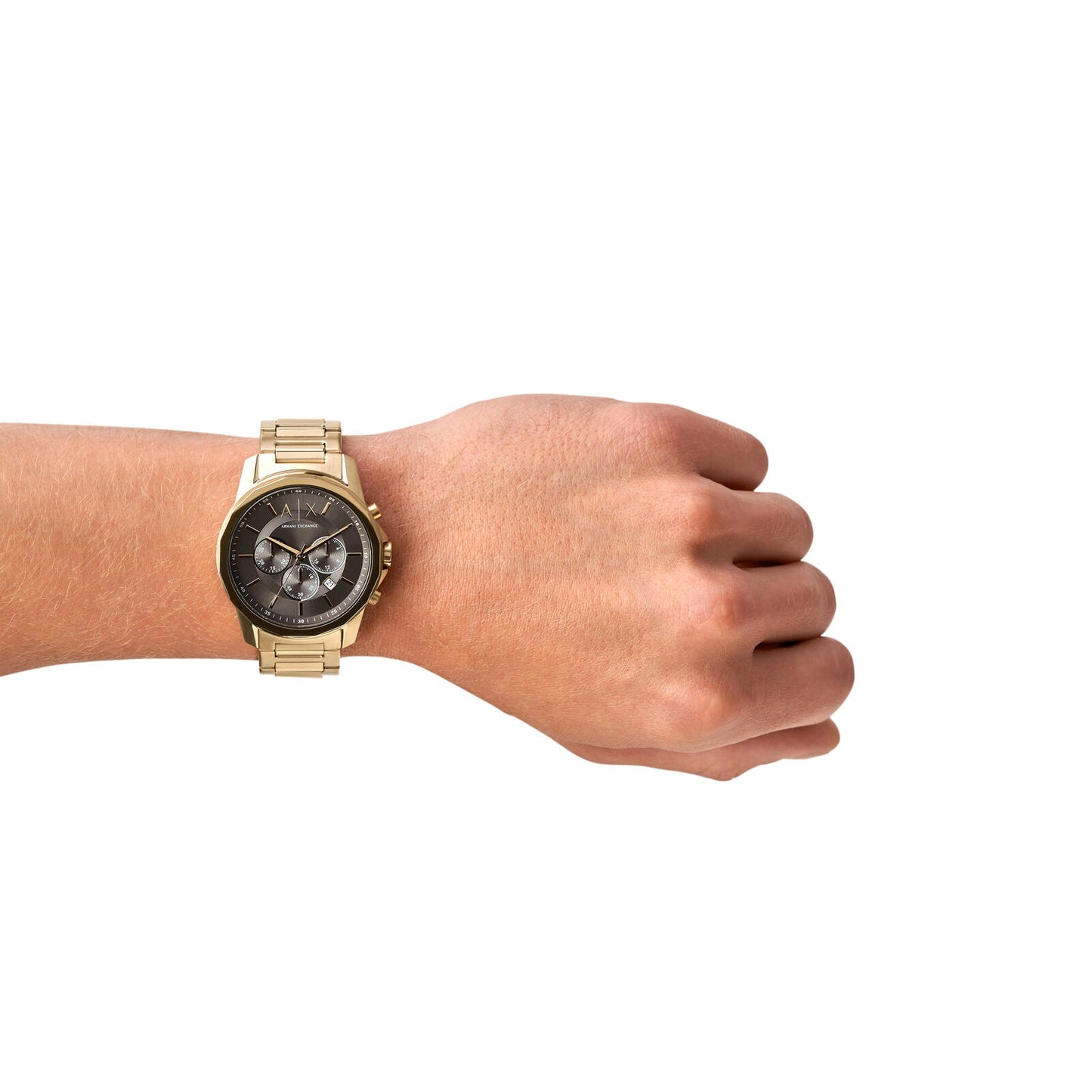 Armani Exchange Chronograph Grey & Stainless Steel Men's Watch AX1721