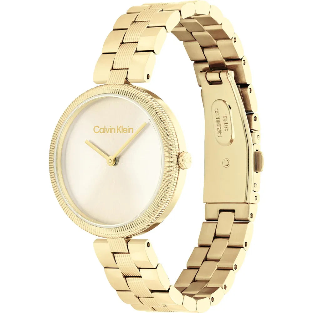 CALVIN KLEIN Gleam Women Analog Watch with Metal Strap 25100014